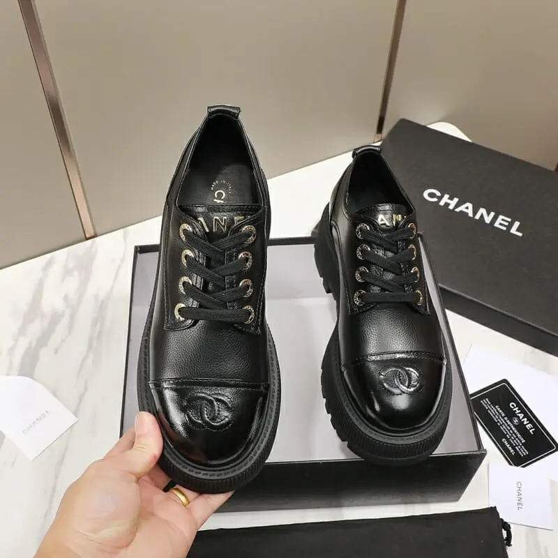 chanel cuir chaussures pour femme s_1266ab63